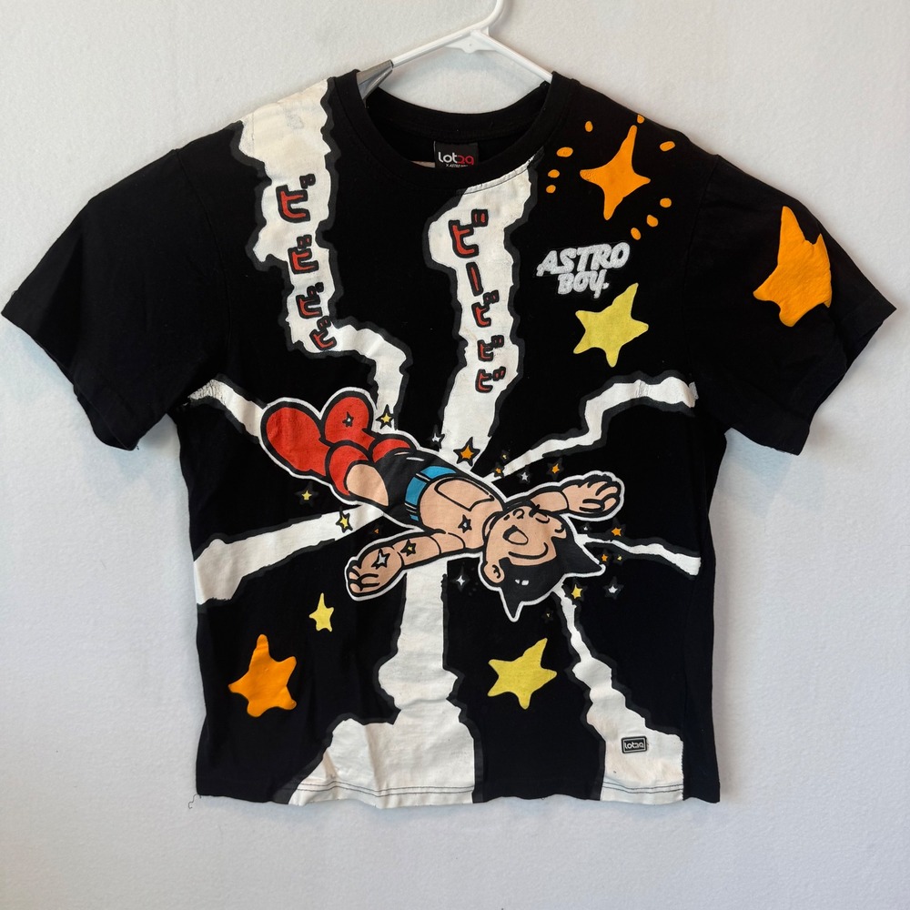 Lot29 Astro Boy Graphic T-Shirt Black Large Tezuka Productions Anime Streetwear
